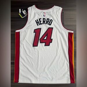 Signed Tyler Herro #14 Miami Heat NBA Swingman Jersey NO COA